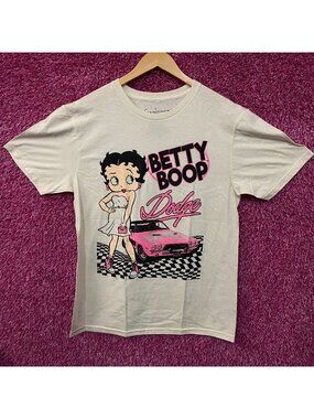 Betty Boop x Dodge Charger Graphic T-Shirt Medium